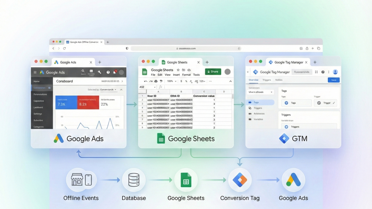 mdniamul - Google Ads Offline Conversion Tracking (GTM & Google Sheets)