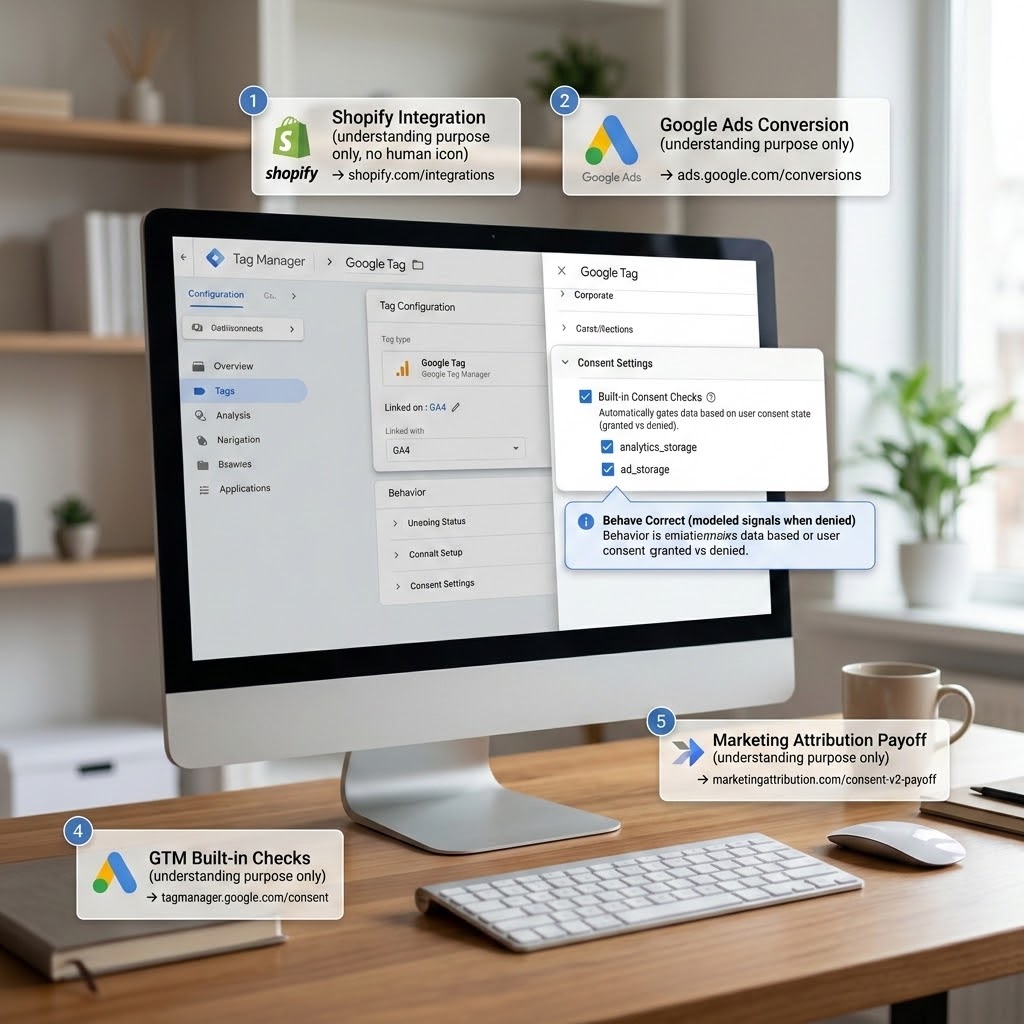 Let GTM's built-in consent checks gate your tags