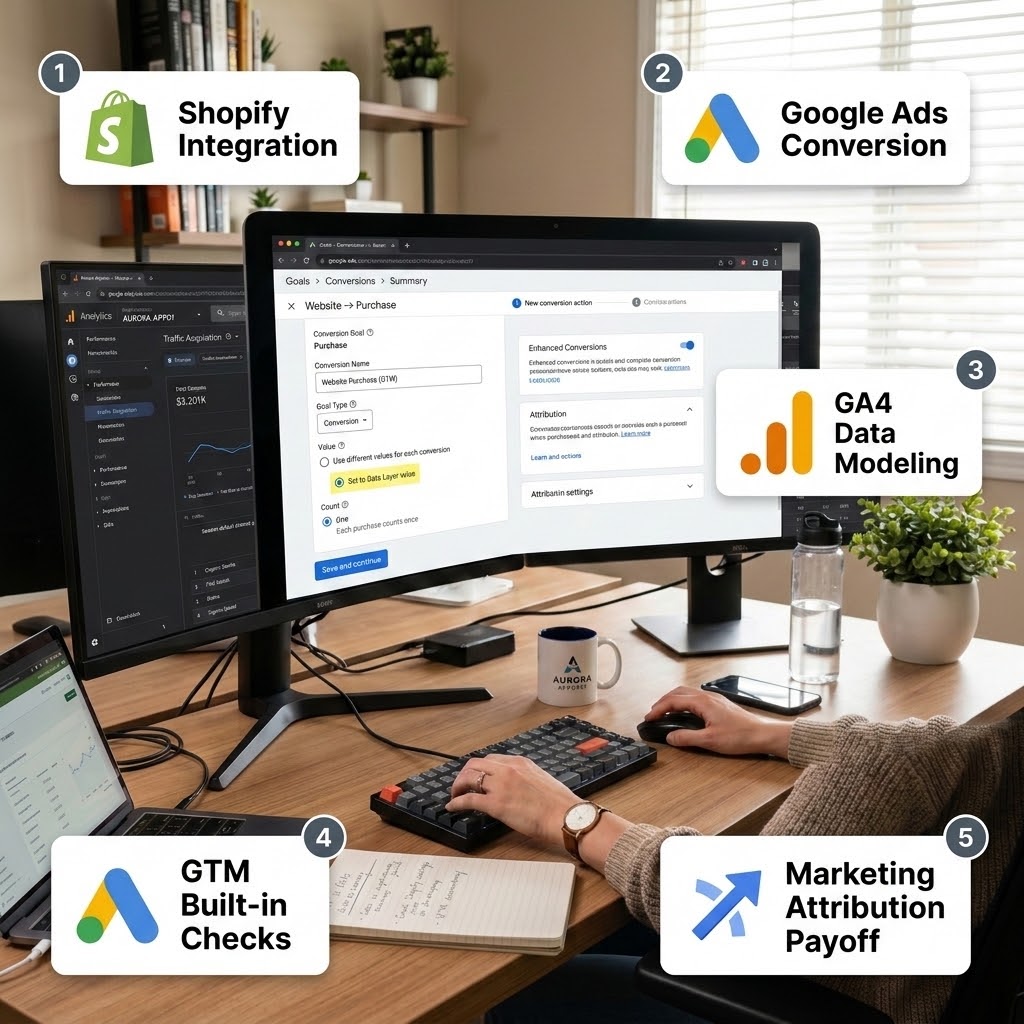 Create the purchase Conversion Action in Google Ads