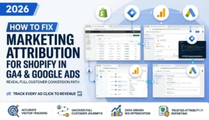 How to Fix Marketing Attribution For Shopify in GA4 & Google Ads 2026